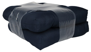 Thumbnail 2: 2 Pk Linen Indoor/Outdoor Wicker Seat Cushions 