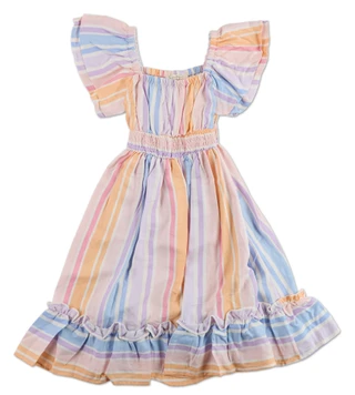 Thumbnail 1: Jessica Simpson Little Girls Striped Maxi Dress 