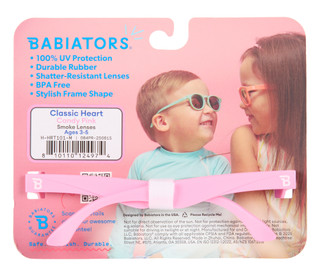 Thumbnail 2: Babiators Toddler Girls Classic Heart Sunglasses 