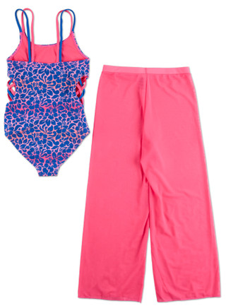 Thumbnail 2: Kensie Little Girls 2 Pc Swimsuit Set 