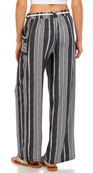 Thumbnail 2: Derek Heart Juniors Rope Tie Wide Leg Pants 