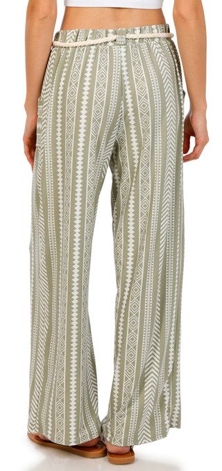 Thumbnail 2: Derek Heart Juniors Rope Tie Wide Leg Pants 