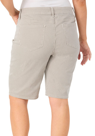 Thumbnail 2: NYDJ Women's Striped Briella Shorts 
