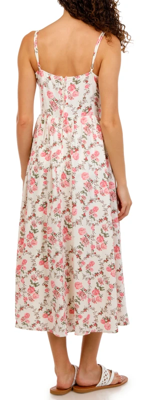 Thumbnail 2: Trixxi Juniors Tie Front Midi Dress 