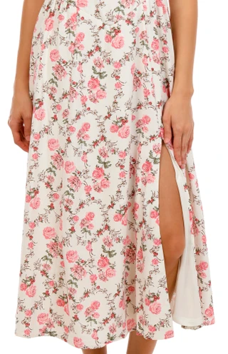 Thumbnail 4: Trixxi Juniors Tie Front Midi Dress 