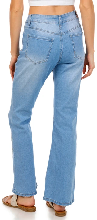 Thumbnail 2: GOGO JEANS Juniors Embroidered Straight Leg Jeans 