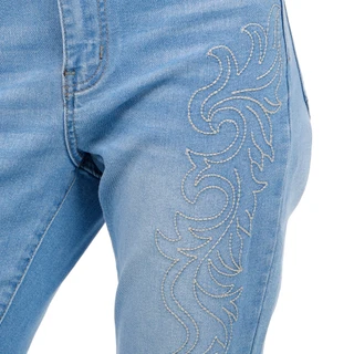 Thumbnail 4: GOGO JEANS Juniors Embroidered Straight Leg Jeans 