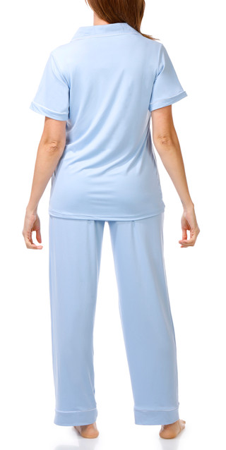 Thumbnail 3: Hunter Women's 2 Pc Button Down Pajama Pants Set 