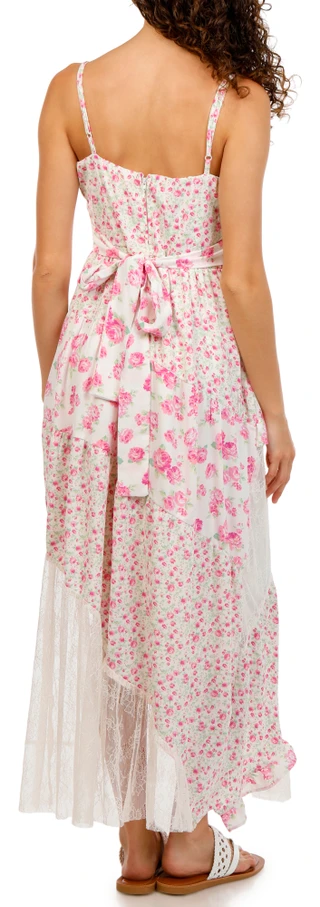 Thumbnail 2: Trixxi Juniors Ruffle Tiered Midi Dress 