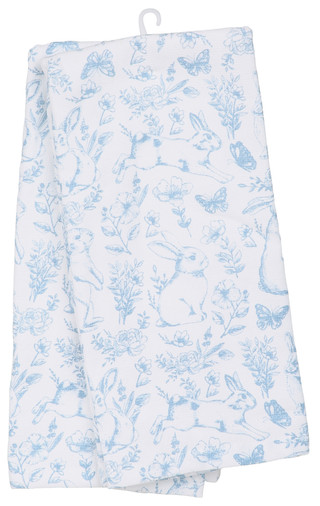 Thumbnail 2: CUISINART 2 Pk Bunny Print Kitchen Towels Set 