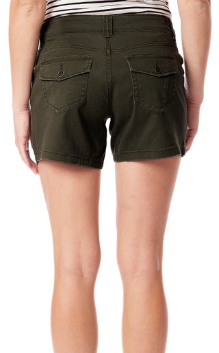 Thumbnail 5: Supplies by Union Bay Womens Alix Twill Solid Shorts 