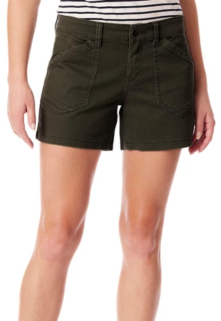 Thumbnail 3: Supplies by Union Bay Womens Alix Twill Solid Shorts 