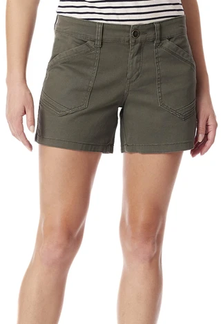 Thumbnail 4: Supplies by Union Bay Womens Alix Twill Solid Shorts 