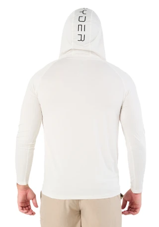 Thumbnail 2: Spyder Men's Outdoor Waffle Hooded Long Sleeve Shirt 