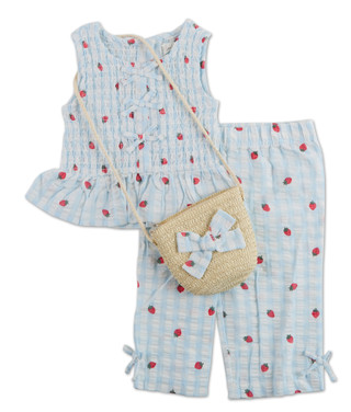 Thumbnail 1: Nannette Toddler Girls 3 Pc Pants Set 