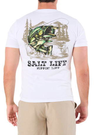 Thumbnail 2: Salt Life Men's Bass Woods T-Shirt 