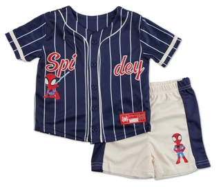 Thumbnail 1: Marvel Toddler Boys 2 Pc Spider-Man Baseball Jersey Set 