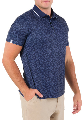 Thumbnail 1: Ashworth Men's Oasis Golf Polo Shirt 