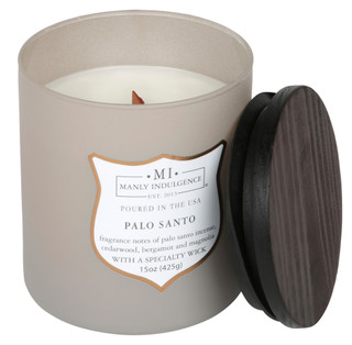 Thumbnail 2: MANLY INDULGENCE 15 oz Palo Santa Candle 