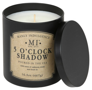 Thumbnail 1: MANLY INDULGENCE 16.5 oz 5 O'Clock Shadow Candle 