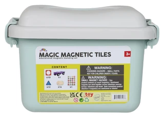 Thumbnail 2: Brooklyn Lollipop 40 Pc Magic Magnetic Tile Case Set 