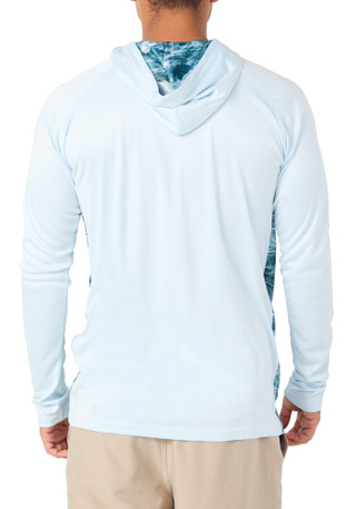 Thumbnail 6: Mossy Oak Men's Outdoor Water Panel Hooded Shirt 