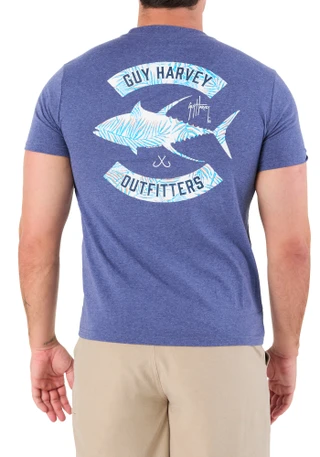 Thumbnail 2: Guy Harvey Men's Tropic Tuna T-Shirt 
