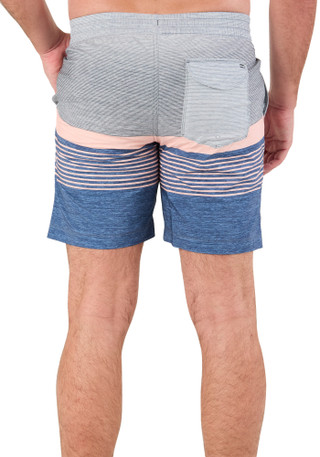 Thumbnail 3: Hurley Men's Ombre Stripe  Volley Shorts 