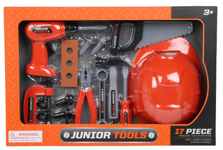 Thumbnail 1: Juniors Tools 17 Pc Realistic Tool Functions Play Set 