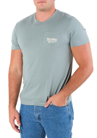 Thumbnail 1: Hurley Men's Embroidered  Pocket T-Shirt 
