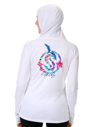 Thumbnail 1: SCALES Women's Outdoor Paradise Hooded Performance Top 
