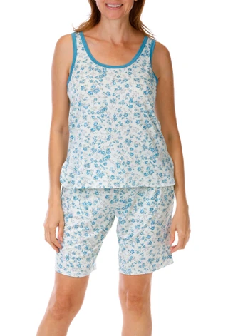Thumbnail 1: IZOD Women's 2 Pc Tank & Pajama Shorts Set 