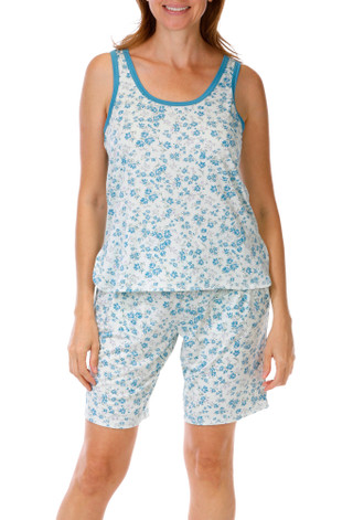 Thumbnail 1: IZOD Women's 2 Pc Tank & Pajama Shorts Set 