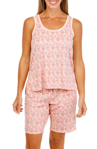 Thumbnail 1: IZOD Women's 2 Pc Tank & Pajama Shorts Set 