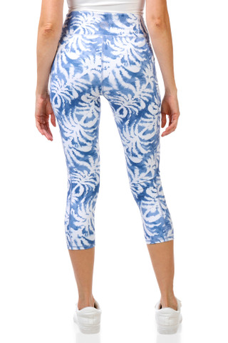 Thumbnail 3: Brisas Women's High Rise Capri Leggings 