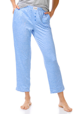 Thumbnail 2: Life is Good Women's 2 Pc Heart Stripe Print Pajama Pants Set 