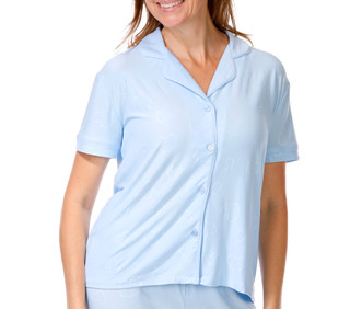 Thumbnail 4: JACLYN Women's 2 Pc Button Down Pajama Pants Set 
