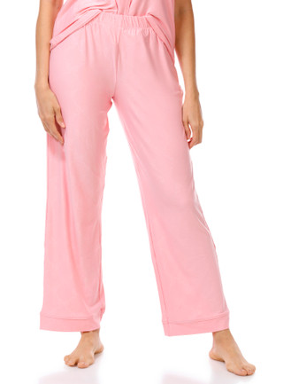 Thumbnail 4: JACLYN Women's 2 Pc Button Down Pajama Pants Set 