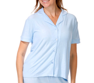 Thumbnail 3: JACLYN Women's 2 Pc Button Down Pajama Pants Set 