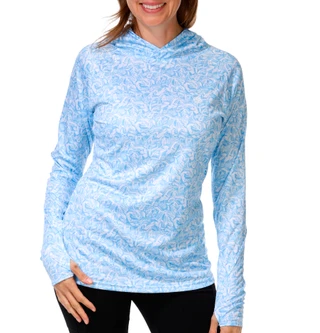 Thumbnail 1: SCALES Women's Outdoor Jungle Sail Hooded Top 