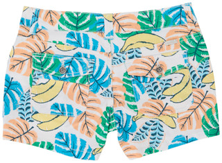 Thumbnail 3: Unionbay Juniors Delaney Ibiza Leaf Shorts 