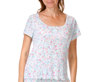 Thumbnail 4: Jessica Simpson Women's 2 Pc Floral Pajama Capris Set 