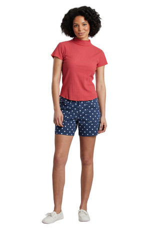 Thumbnail 4: SUPPLIES BY UNIONBAY Womens Alix Twill Star Print Shorts 