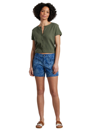 Thumbnail 4: SUPPLIES BY UNIONBAY Womens Alix Twill Printed Shorts 