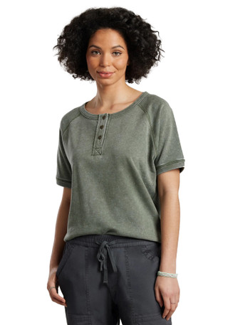 Thumbnail 1: Supplies by Union Bay Womens Tally Short Sleeve Henley Top 