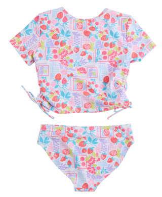 Thumbnail 2: Andy & Evan 2-Piece Big Girls Mixed Fruit Print Swimsuit 