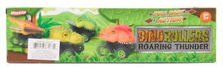 Thumbnail 2: Hunson 4 Pc Dino Rollers Pull Back Vehicles 