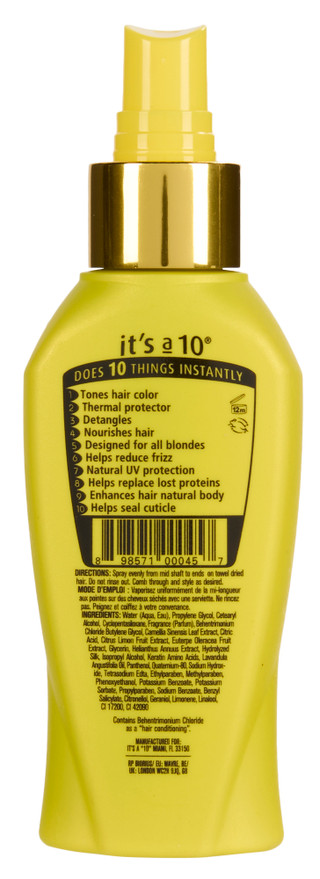 Thumbnail 2: IT'S A 10 4 oz Miracle Leave-In for Blondes Hair Treatment 