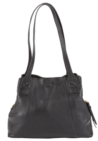 Thumbnail 2: American Leather Co Ada Triple Entry Genuine Leather Satchel 
