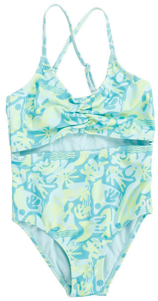 Thumbnail 1: Hurley 1‑Piece Big Girls Cutout Swimsuit  